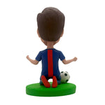 Benutzerdefinierter Wackelkopf mit glücklichem Fußballspieler