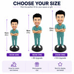 Male Nurse Personalized Custom Bobbleheads