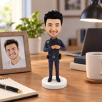 Personalized Police Bobblehead for Man