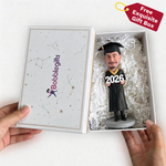 Custom Male Graduation Bobblehead Doll
