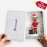 Custom Bobblehead Santa Claus with Christmas gifts