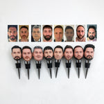 Personalisierte Weinflaschenverschlüsse mit individuellem Wackelkopf