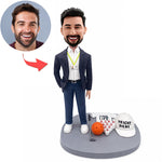 Individuelle Wackelkopffigur mit Zubehör