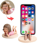 Personalisierter Handyhalter mit Kinderfigur