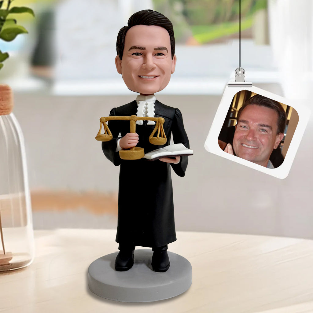Personalisiertes Wackelkopf-Geschenk für Anwälte