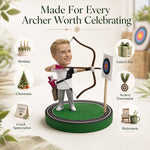 Custom Personalized Archery Player Bobblehead Gift