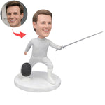 Wackelkopffigur „Fechtwerk“ (Foto)