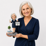 Personalisiertes Geschenk zum offiziellen Ruhestand für sie
