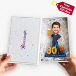 Individuelle personalisierte Wackelkopfpuppe zum 30. Geburtstag