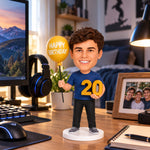 Personalisierter individueller Wackelkopf zum 20. Geburtstag
