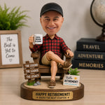 Individuelles lustiges Ruhestandsgeschenk aus Foto
