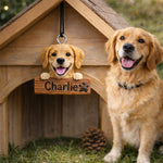 Personalisierter Hunde-Schlüsselanhänger mit Namen vom Foto