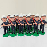 Individuell gestaltete Baseball-Team-Wackelköpfe nach Foto (Mindestens 5 Stück)