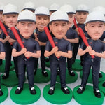 Individuell gestaltete Baseball-Team-Wackelköpfe nach Foto (Mindestens 5 Stück)