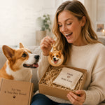 Personalisierter Leder-Schlüsselanhänger & Taschenanhänger mit Hundefoto