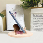 Personalisierter Handyhalter mit Kinderfigur