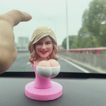 Personalisiertes Lustiges Wackelkopf-Figur einer Frau