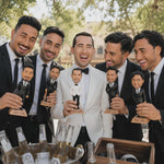 Benutzerdefinierte Hochzeits-Groomsmen-Bobble-Kopf