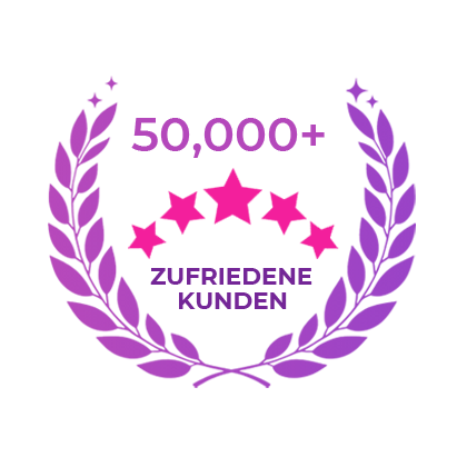 <p>Über 50.000 zufriedene Kunden</p>