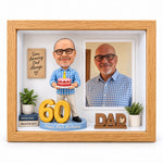 Personalisierte 3D-Figur-Schattenbox – Individuelles Geschenk für jeden Anlass