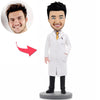 Personalisierte benutzerdefinierte männliche Arzt Bobblehead Puppe
