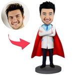 Lustiger Super Doctor Wackelkopfs Handwerk
