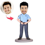 Custom Cop Wackelkopf Figurers Puppe