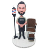 Custom Friseur Wackelkopf.